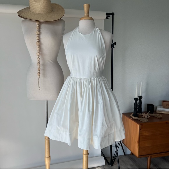 SOLD ❌ WHITE HALTER BALLET SKIRT GOWN - Picture 10 of 10